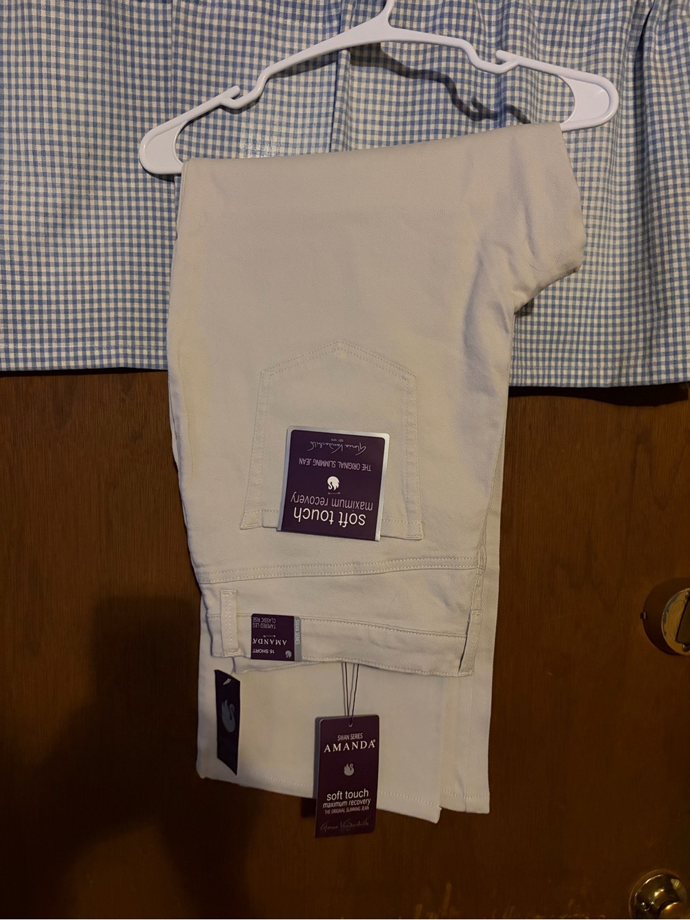 Soft Touch Cream Womens Amanda Jeans